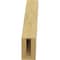 Ekena Millwork 3-inch W x 14-inch D x 14-inch H Traditional Rough Cedar Woodgrain TimberThane Knee Brace, Primed BRCUR03X14X14TRARCPR - alternate 4